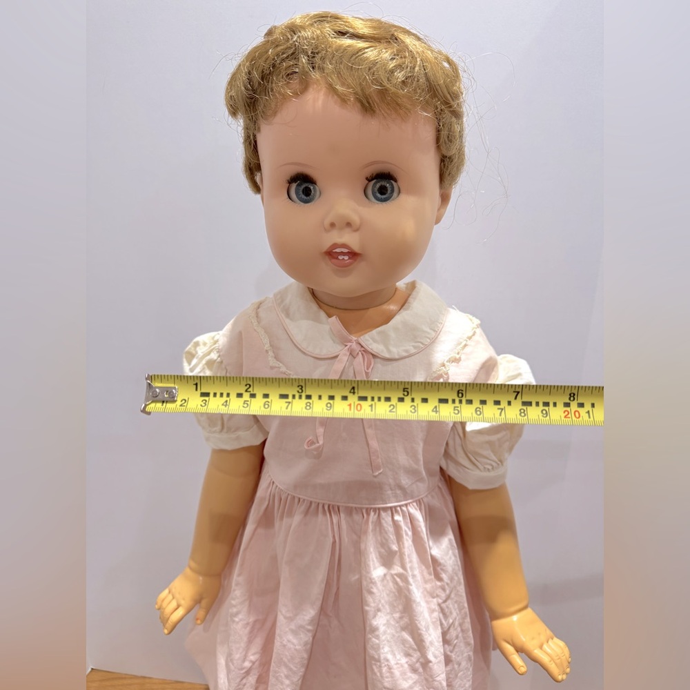 Vintage 30 inch stamped American Made 1960 Toodles Doll Non-walker - Picture 11 of 15